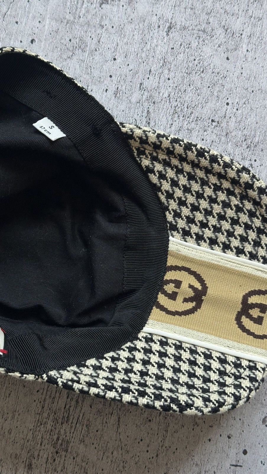 Gucci Gucci Multilogo Tweed Style Hat Size ONE SIZE - 15 Thumbnail