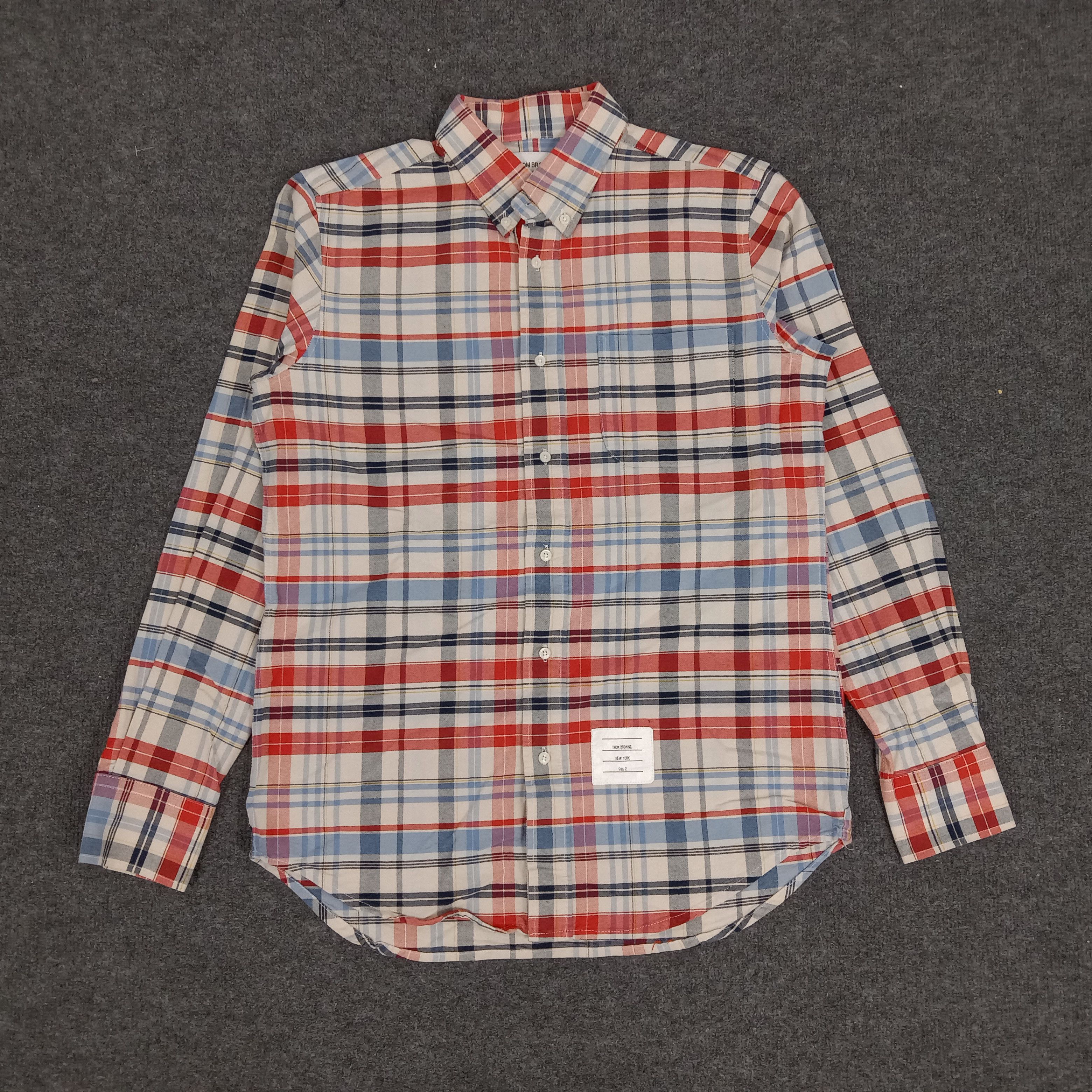 Designer × Thom Browne × Vintage Thom Browne American Brand Shirt Button Up Size US L / EU 52-54 / 3 - 1 Thumbnail