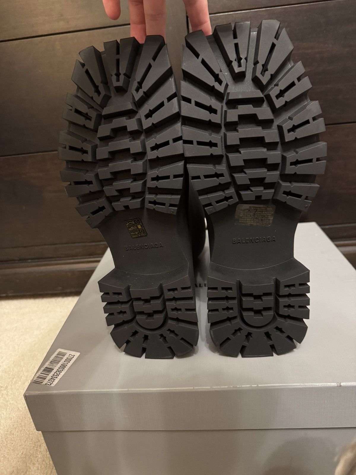 Balenciaga Balenciaga Trooper Rubber Boot Size US 11 / IT 41 - 2 Thumbnail