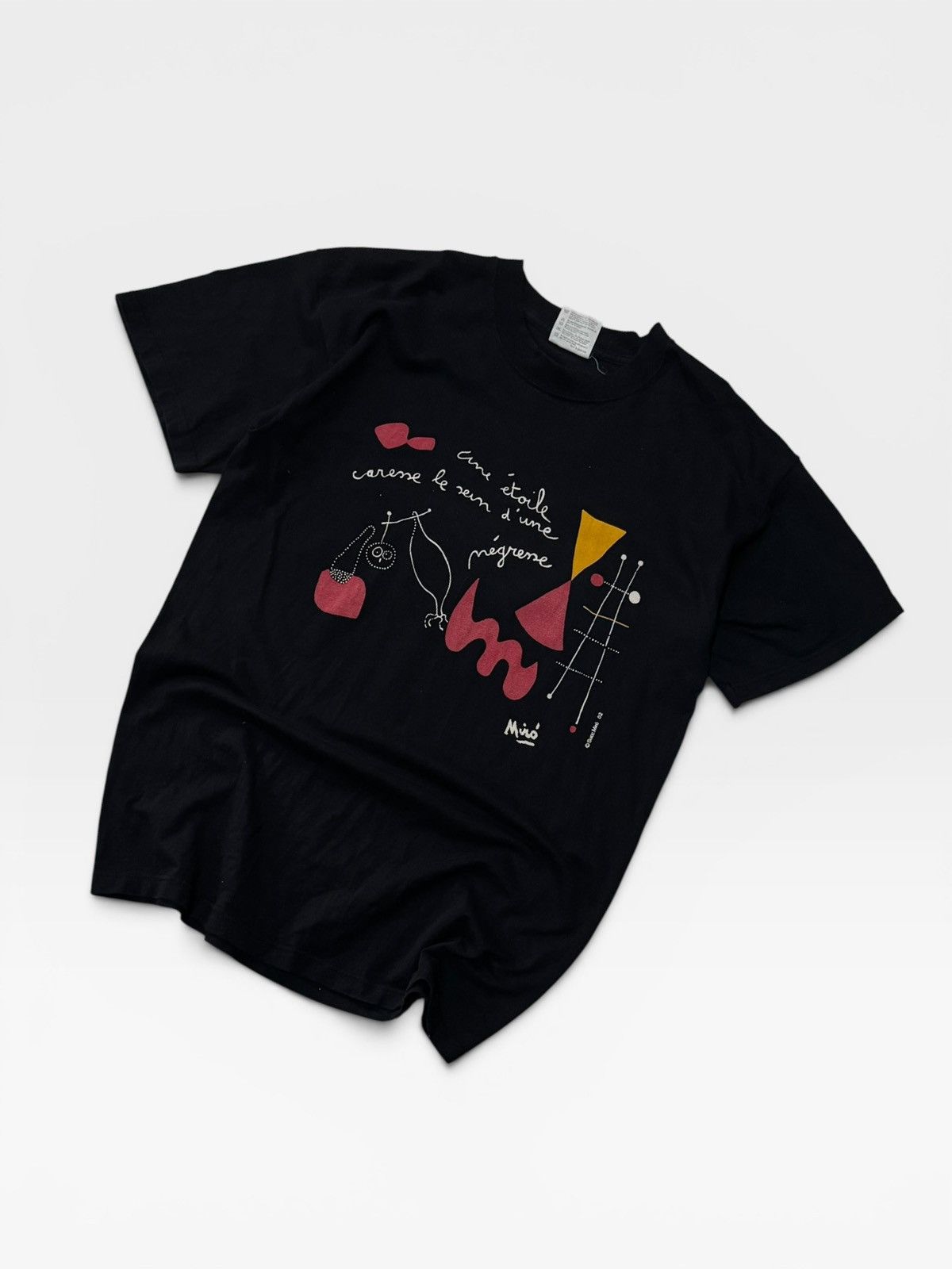 Vintage Vintage 2002 Joan Miró Art Graphic T-Shirt Size US L / EU 52-54 / 3 - 3 Thumbnail