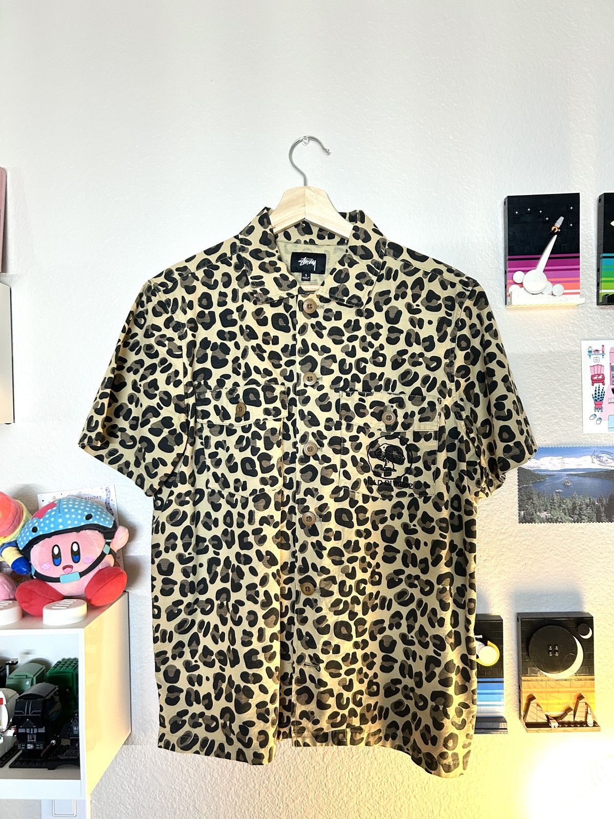 Stussy Stussy Cheetah Print Shirt - Hold Di Medz Size US S / EU 44-46 / 1 - 1 Thumbnail