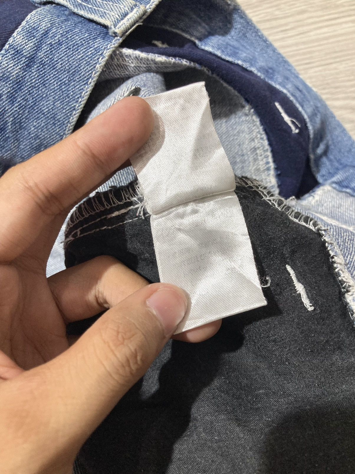 Le Grande Bleu (L.G.B.) 2000s B One Soul Japanese Double Waist Carrot Jeans Pant Lgb Size US 37 - 25 Thumbnail