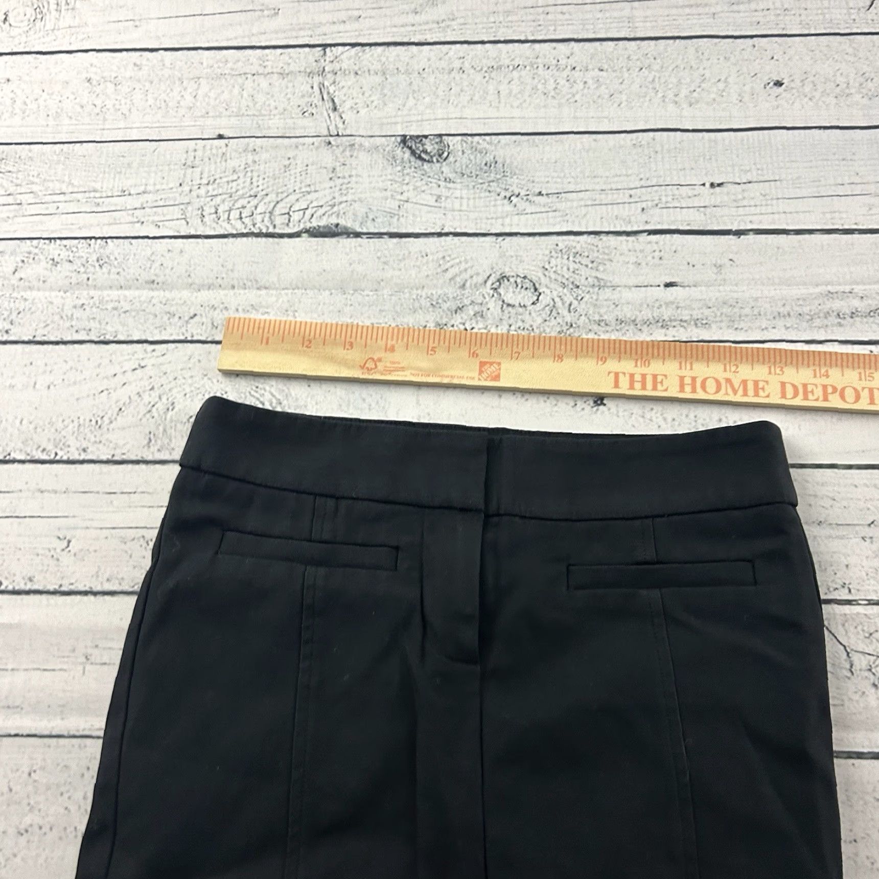 Bebe Bebe Women's Skirt 2 Black Pencil Size 26" / US 2 / IT 38 - 3 Thumbnail