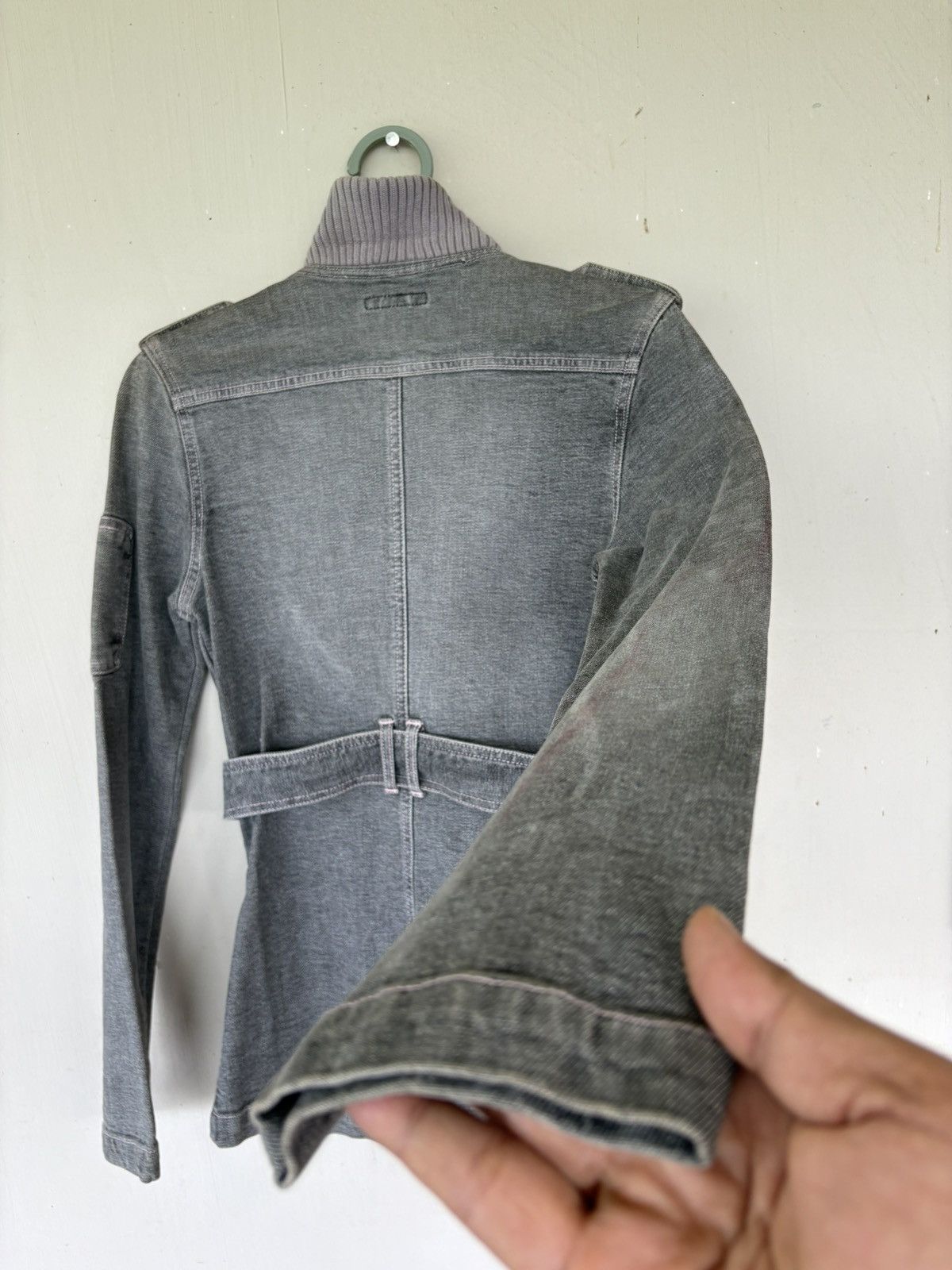 Vintage Vintage Golding Grey Military Style Belted Utility Jacket Size US M / EU 48-50 / 2 - 9 Thumbnail