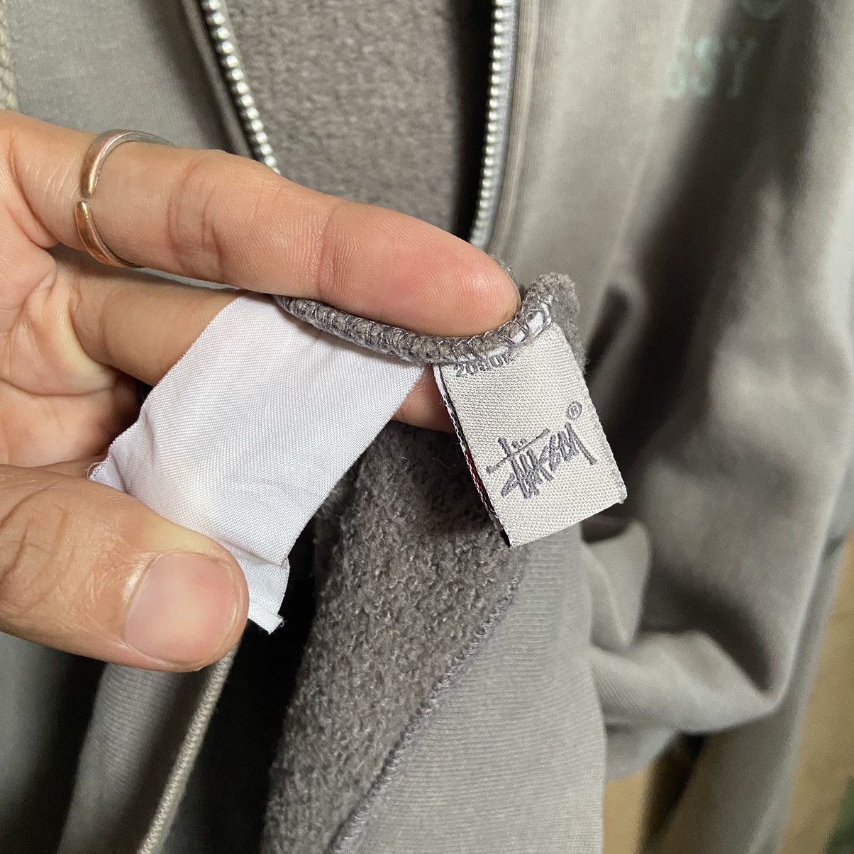 Stussy Faded Vintage Stussy Sword Zipper Hoodie Size US XL / EU 56 / 4 - 9 Thumbnail