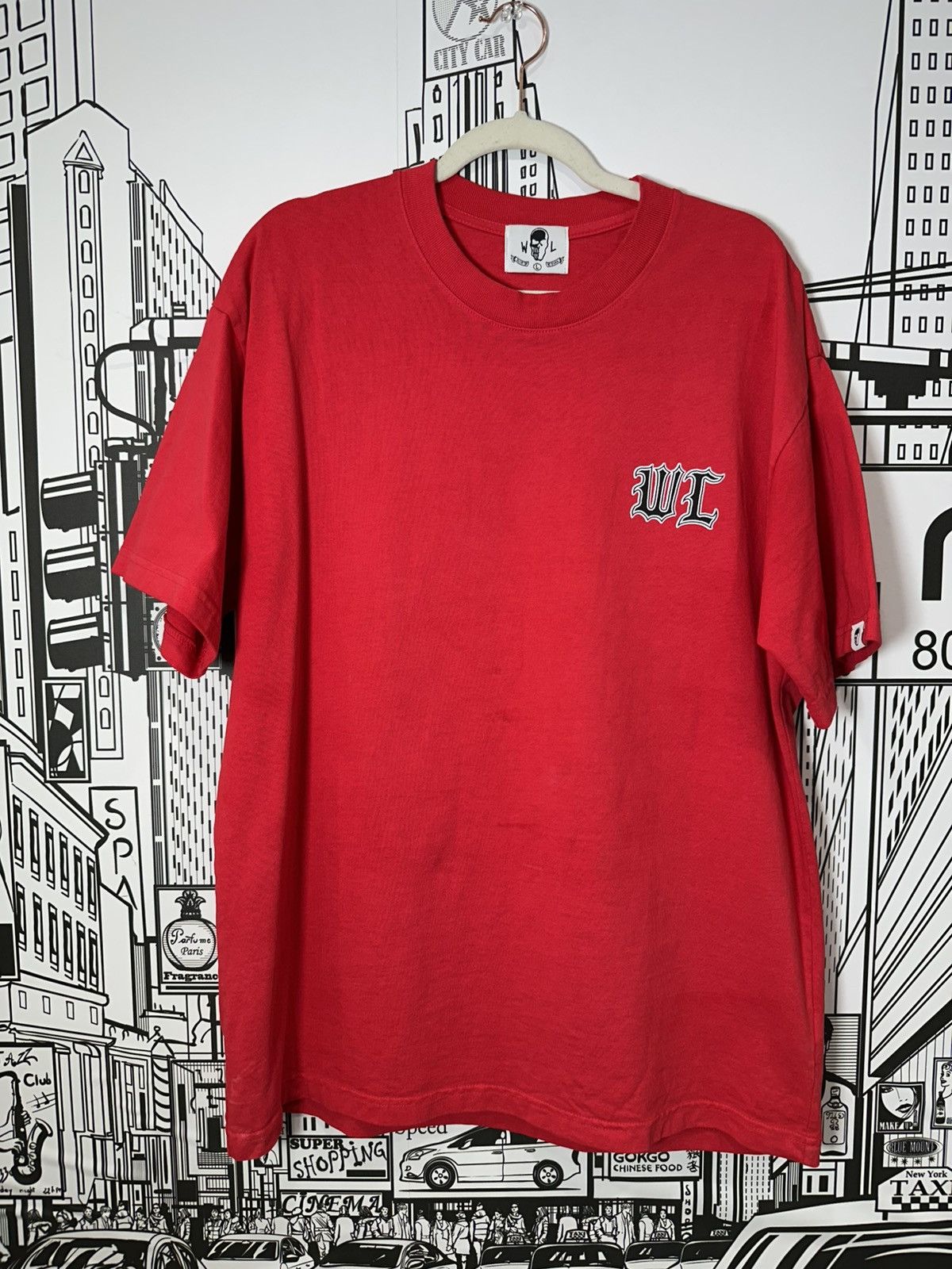 Warren Lotas Warren Lotas WL Crest Tee Large Red Size US L / EU 52-54 / 3 - 1 Thumbnail