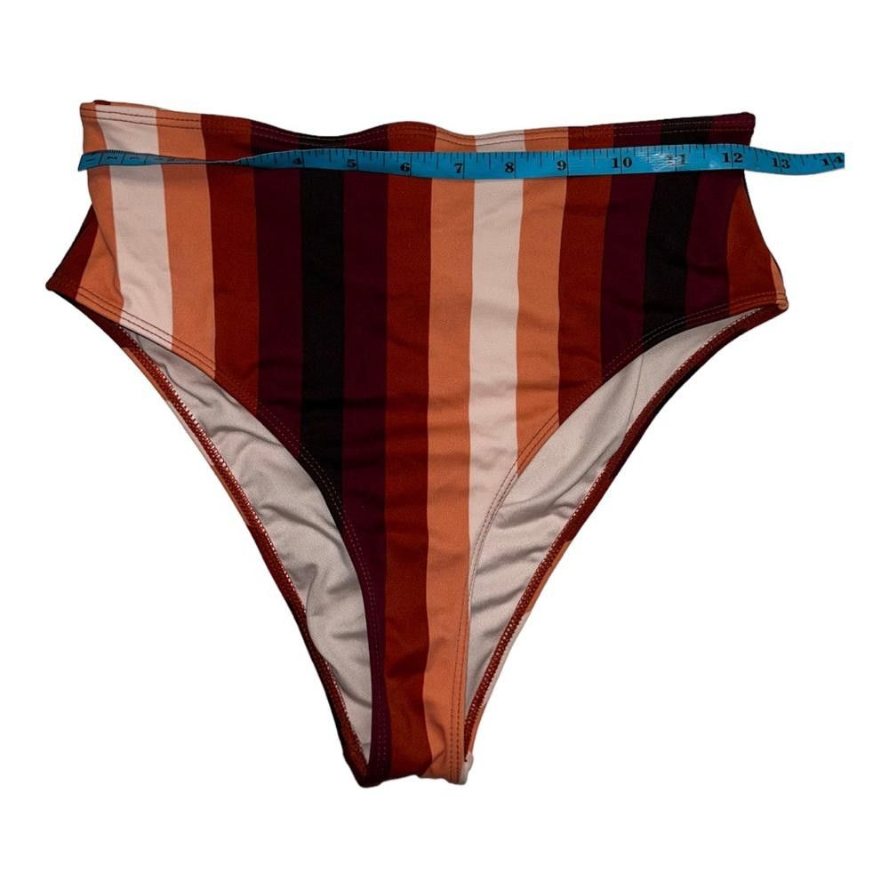 Forever 21 Striped High Waist Bikini Size Medium Size ONE SIZE - 2 Thumbnail