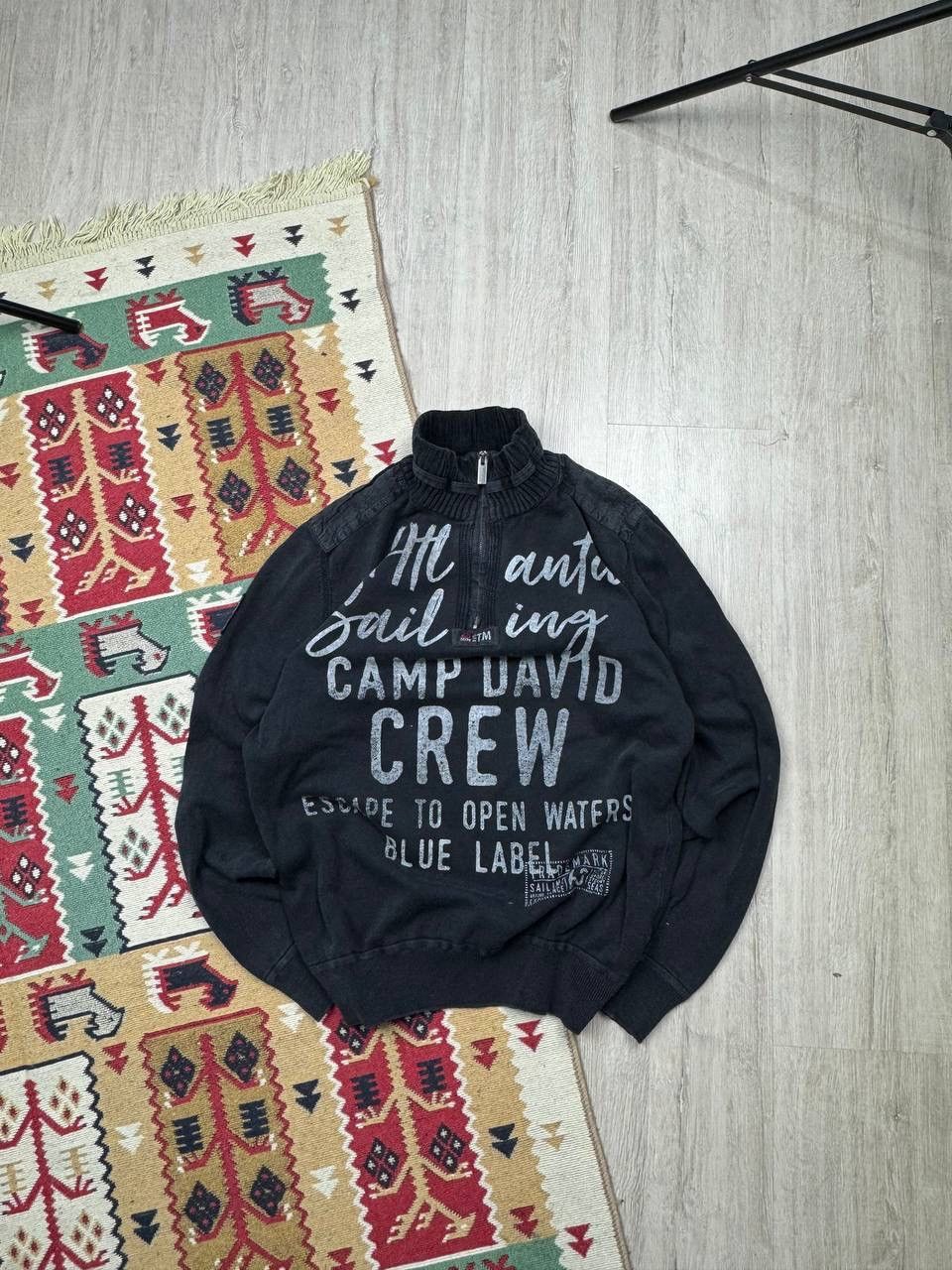Camp David × Japanese Brand Vintage Camp David Y2K Sweater Faded Knitted Size US L / EU 52-54 / 3 - 1 Thumbnail