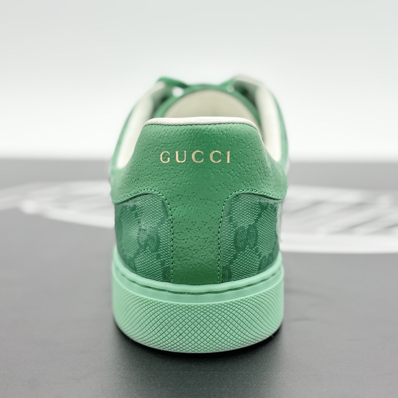 Gucci Gucci Ace GG Crystal Canvas ' Green ' | SUPER CLEAN! Size US 11 / EU 44 - 9 Thumbnail
