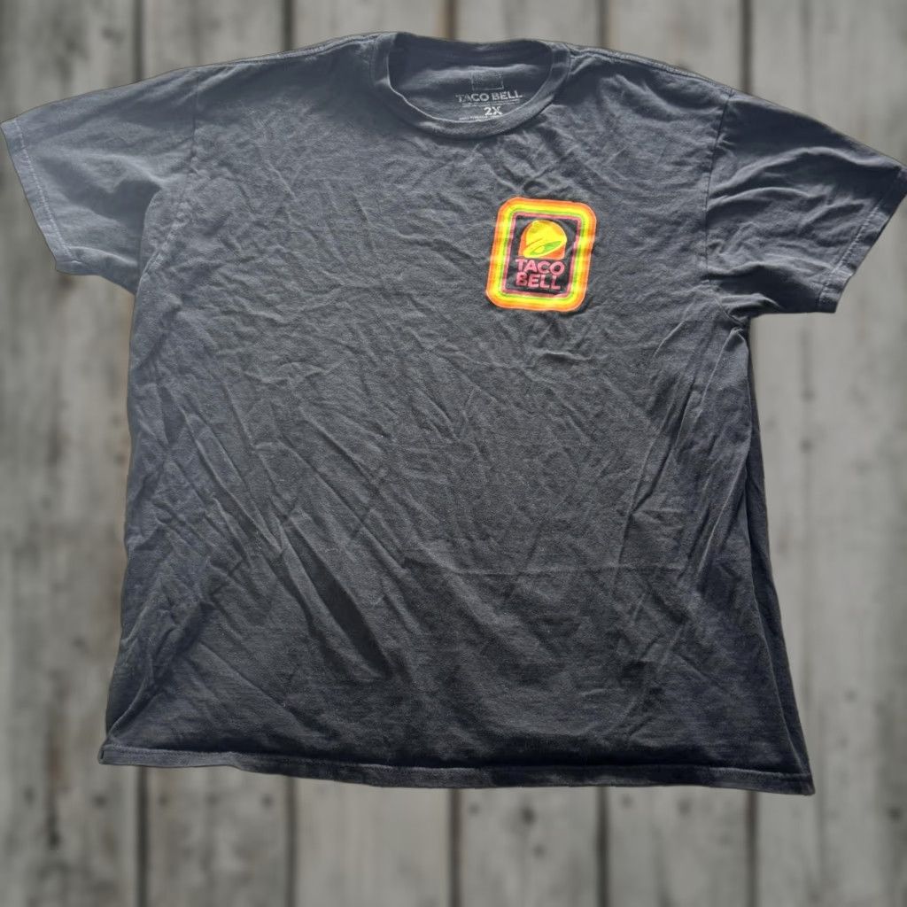 Bell Taco Bell Shirt Mens 2XL Black Retro Logo Graphic Tee Crewneck Tagless Fast Food Size US XXL / EU 58 / 5 - 1 Thumbnail
