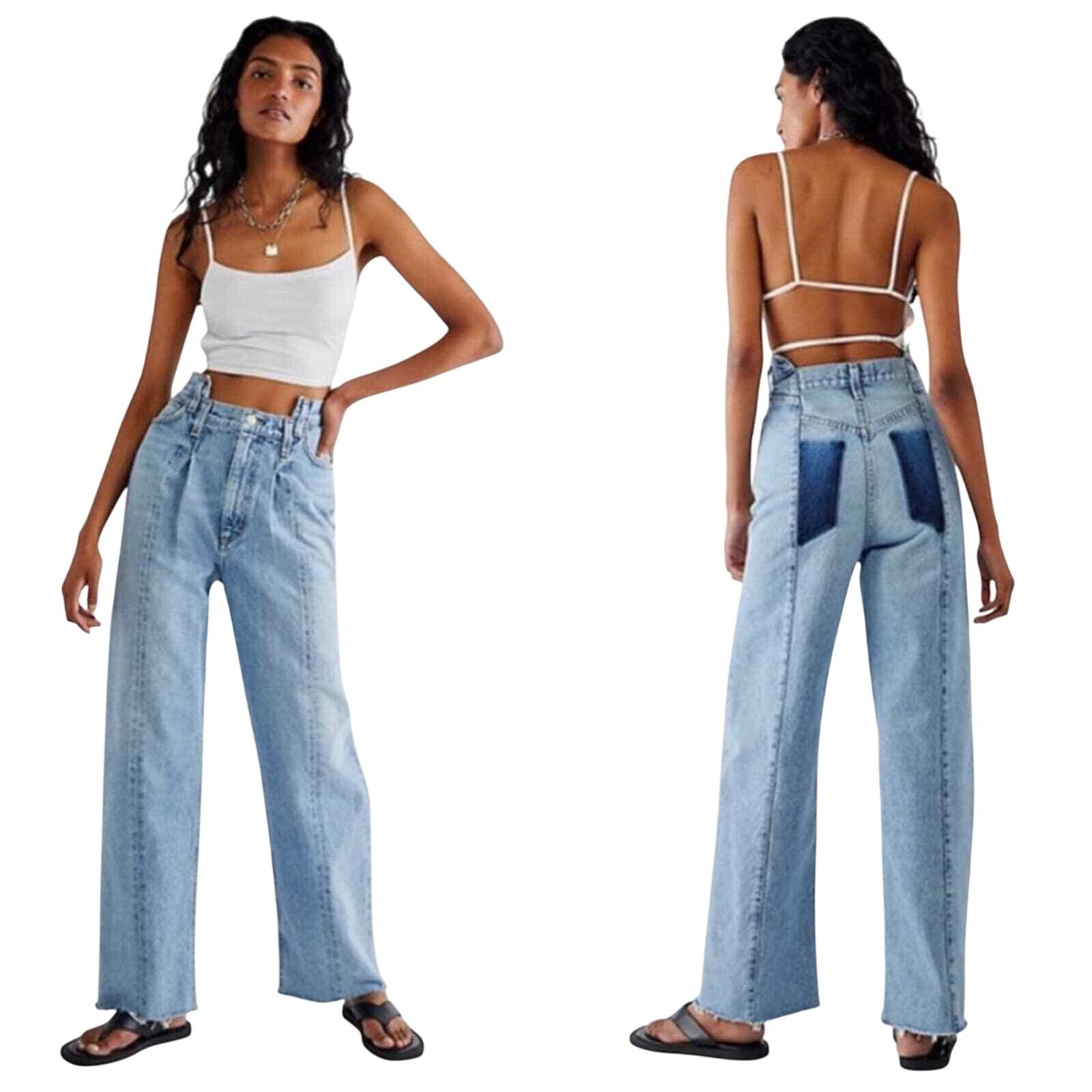 Agolde Agolde Angled Blue Jeans | Size 26 Size 26" / US 2 / IT 38 - 10 Thumbnail