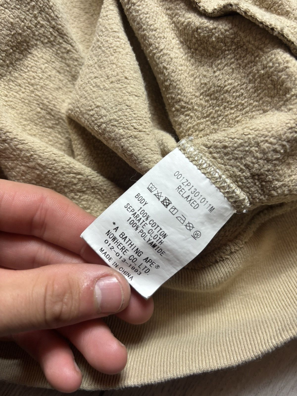 Bape Bape military sand camo hoodie Size US M / EU 48-50 / 2 - 14 Thumbnail