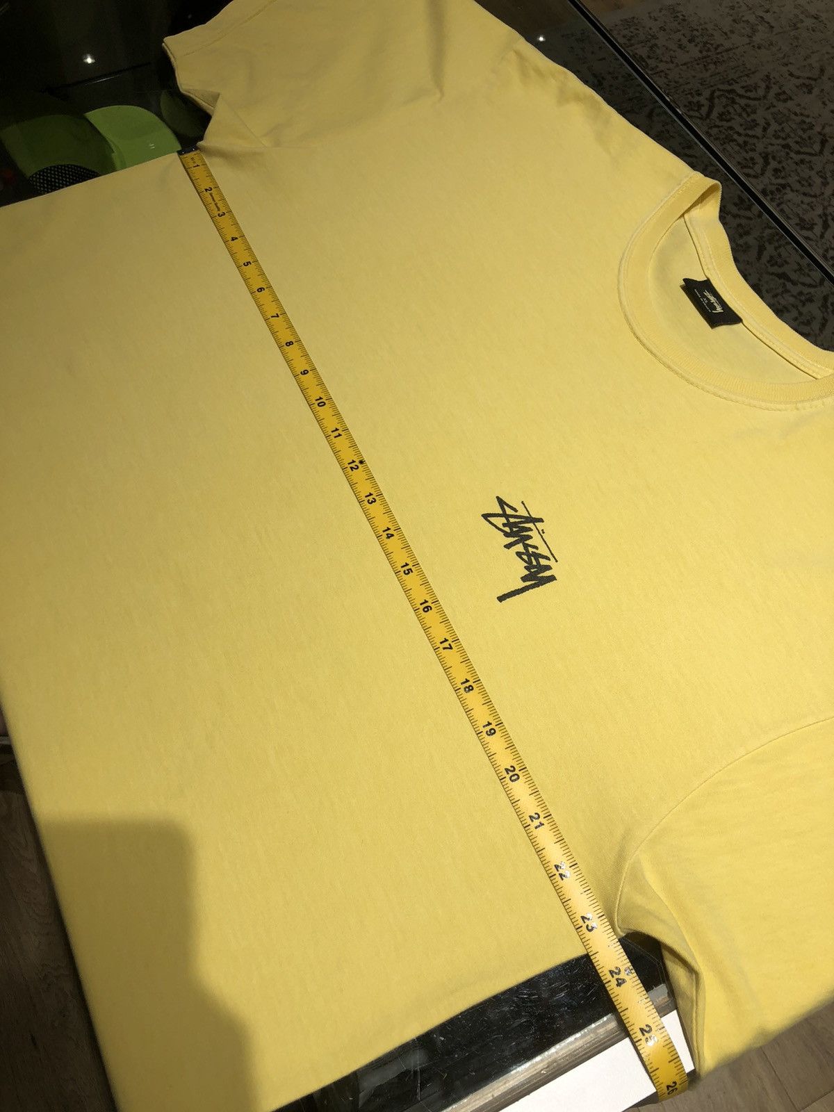 Stussy Stussy Dragon Yellow Pigment Dyed T-Shirt Size US XL / EU 56 / 4 - 16 Thumbnail