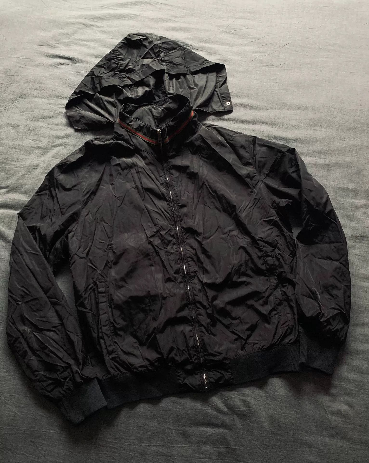 Gucci Gucci Nylon Hooded Jacket Size US M / EU 48-50 / 2 - 1 Thumbnail