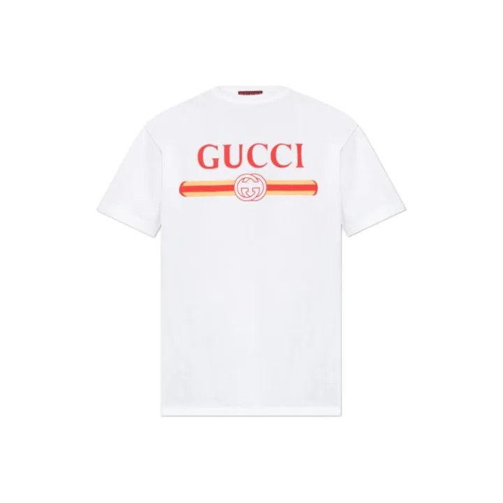 GUCCI Logo Print Short Sleeve T-Shirt