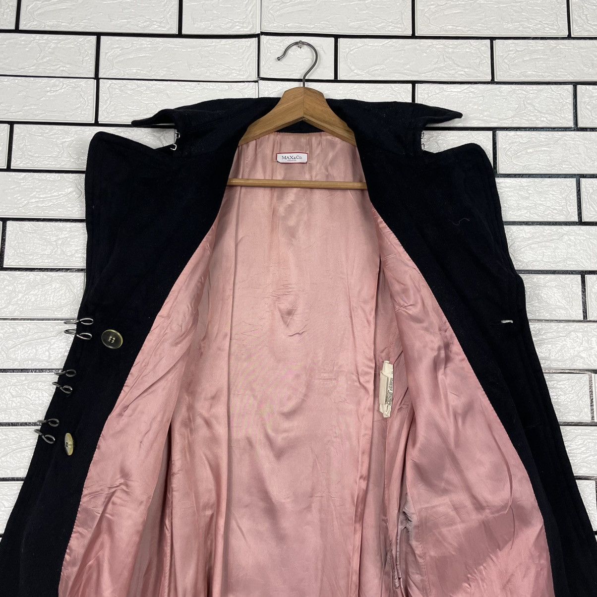 MAX&Co. Max & Co Women Black Overcoat Made In Italy Size S / US 4 / IT 40 - 13 Thumbnail