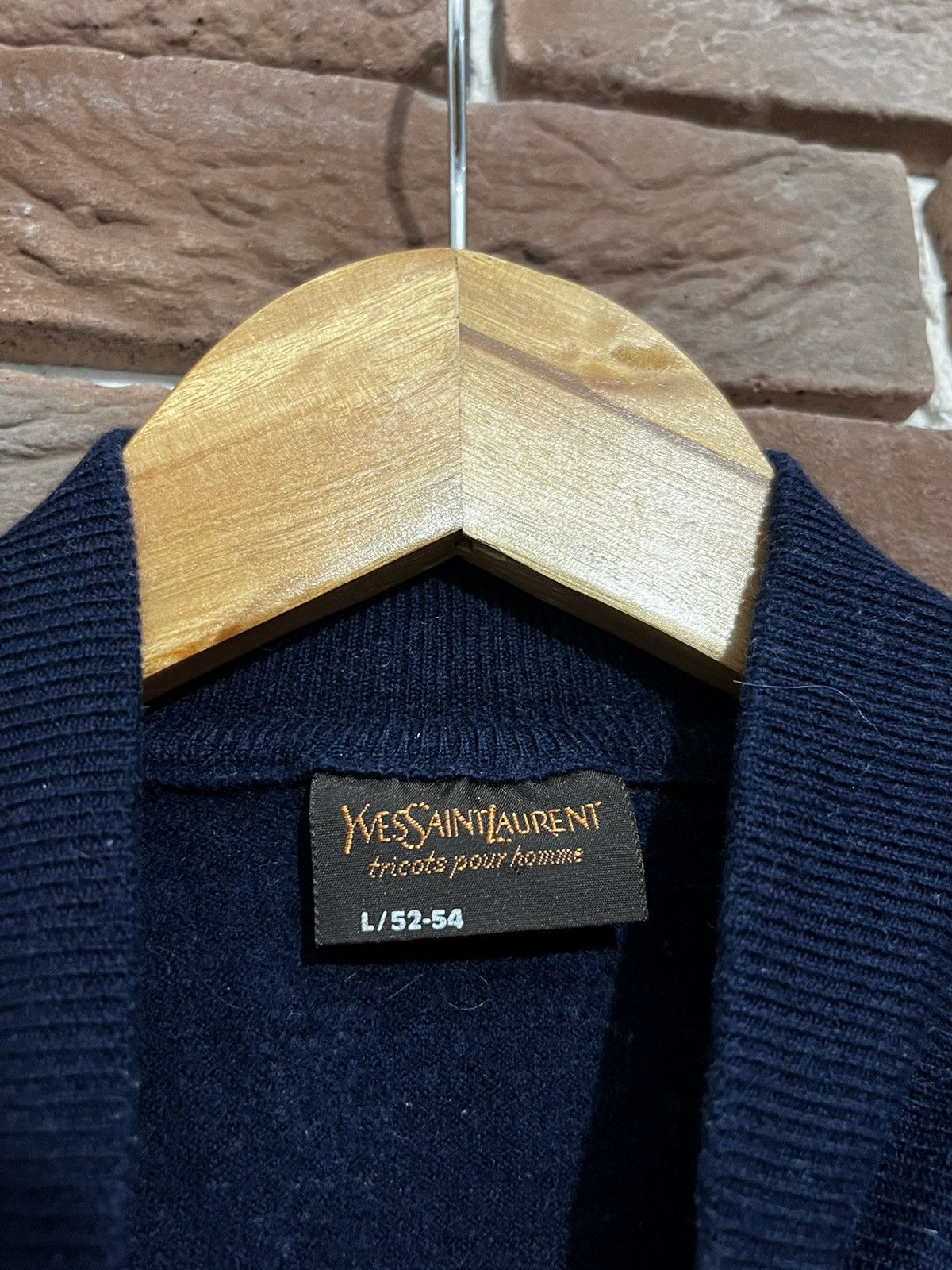 90s Vintage Yves Saint Laurent YSL Wool Knit Sweater