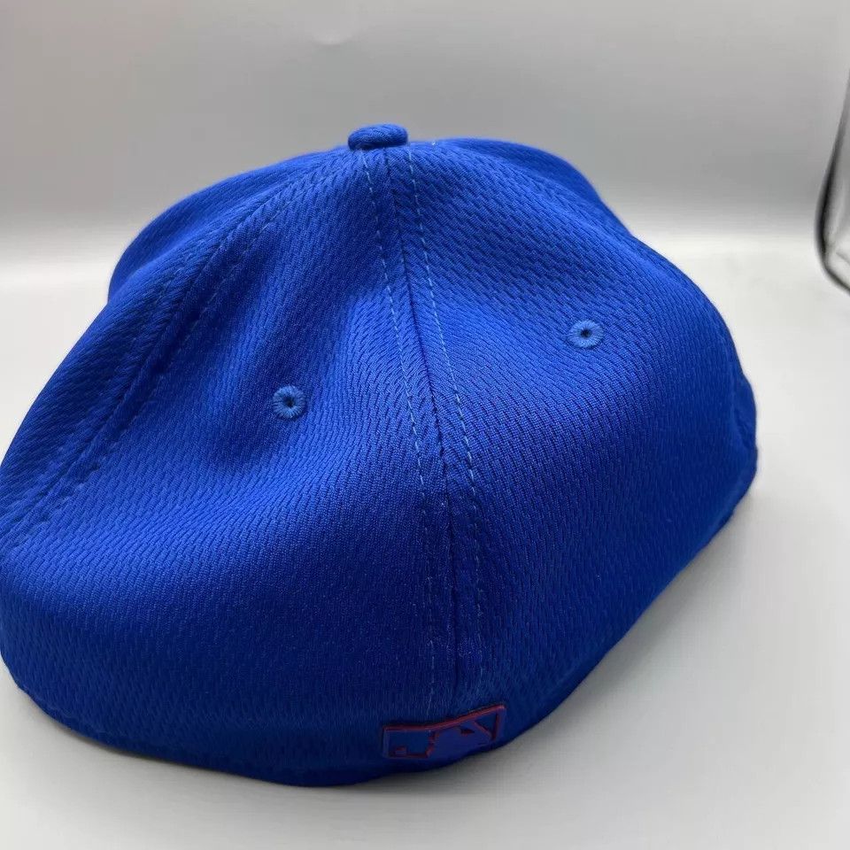 New Era Chicago Cubs Hat Men 7 3/8 Blue Fitted Cap New Size ONE SIZE - 6 Thumbnail