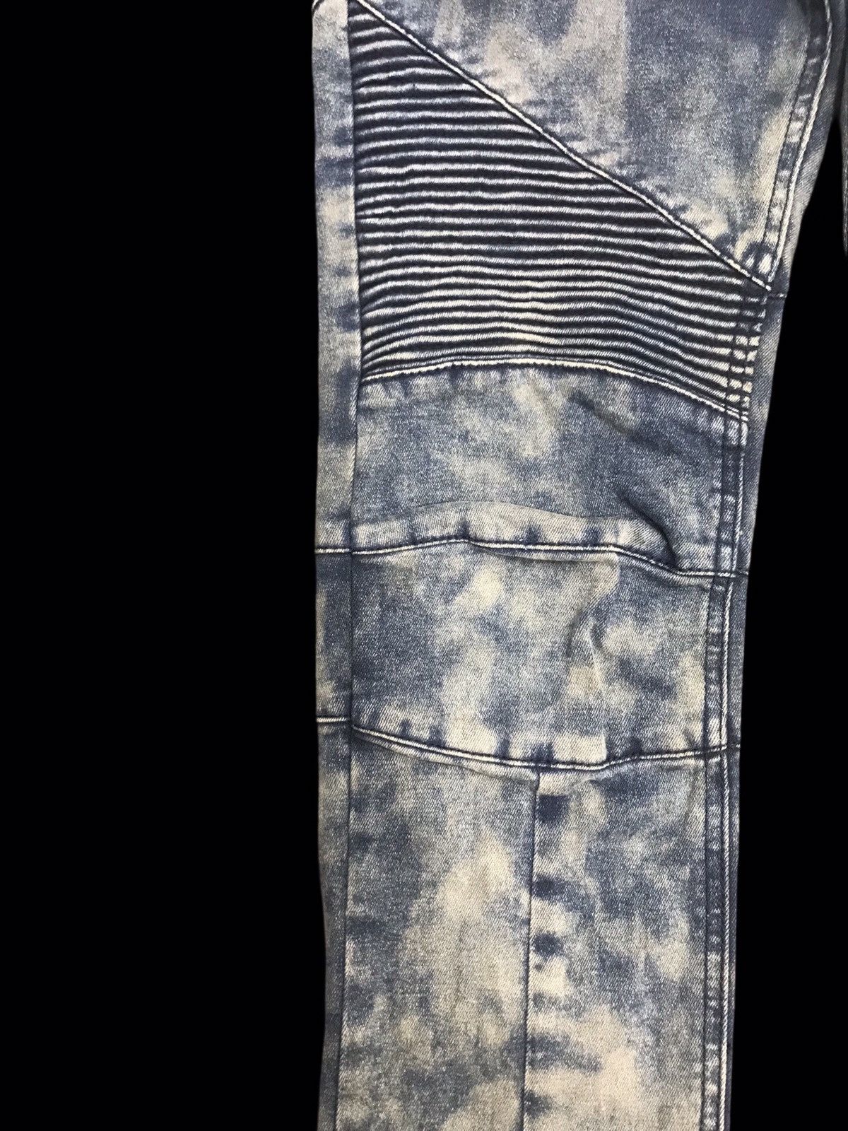 Japanese Brand × NO ID 💥ARCHIVAL💥NO ID ACID WASH BIKER PANT F172 Size US 32 / EU 48 - 7 Thumbnail