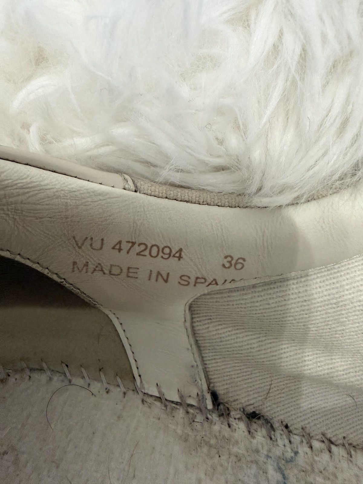 Saint Laurent Paris Saint Laurent Paris Distressed White Low-Top Sneakers Size US 6 / IT 36 - 9 Thumbnail