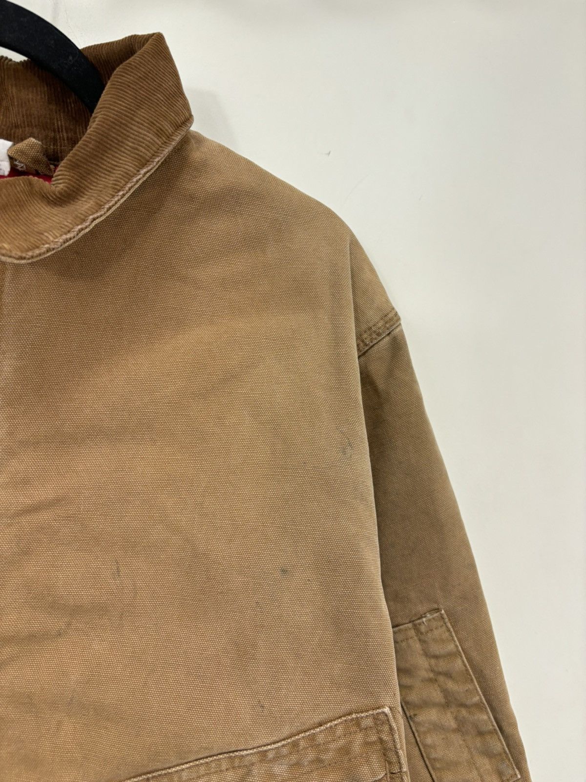 Carhartt Vintage 90s Carhartt Made In USA Washed Boxy Cropped Jacket Size US L / EU 52-54 / 3 - 7 Thumbnail