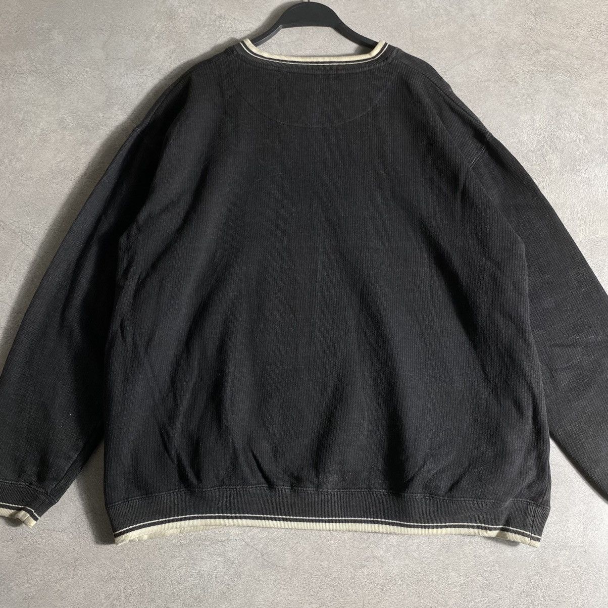 Revenge × Vintage Vintage Bad Boy Gray V Neck Sweatshirt Size US L / EU 52-54 / 3 - 10 Thumbnail