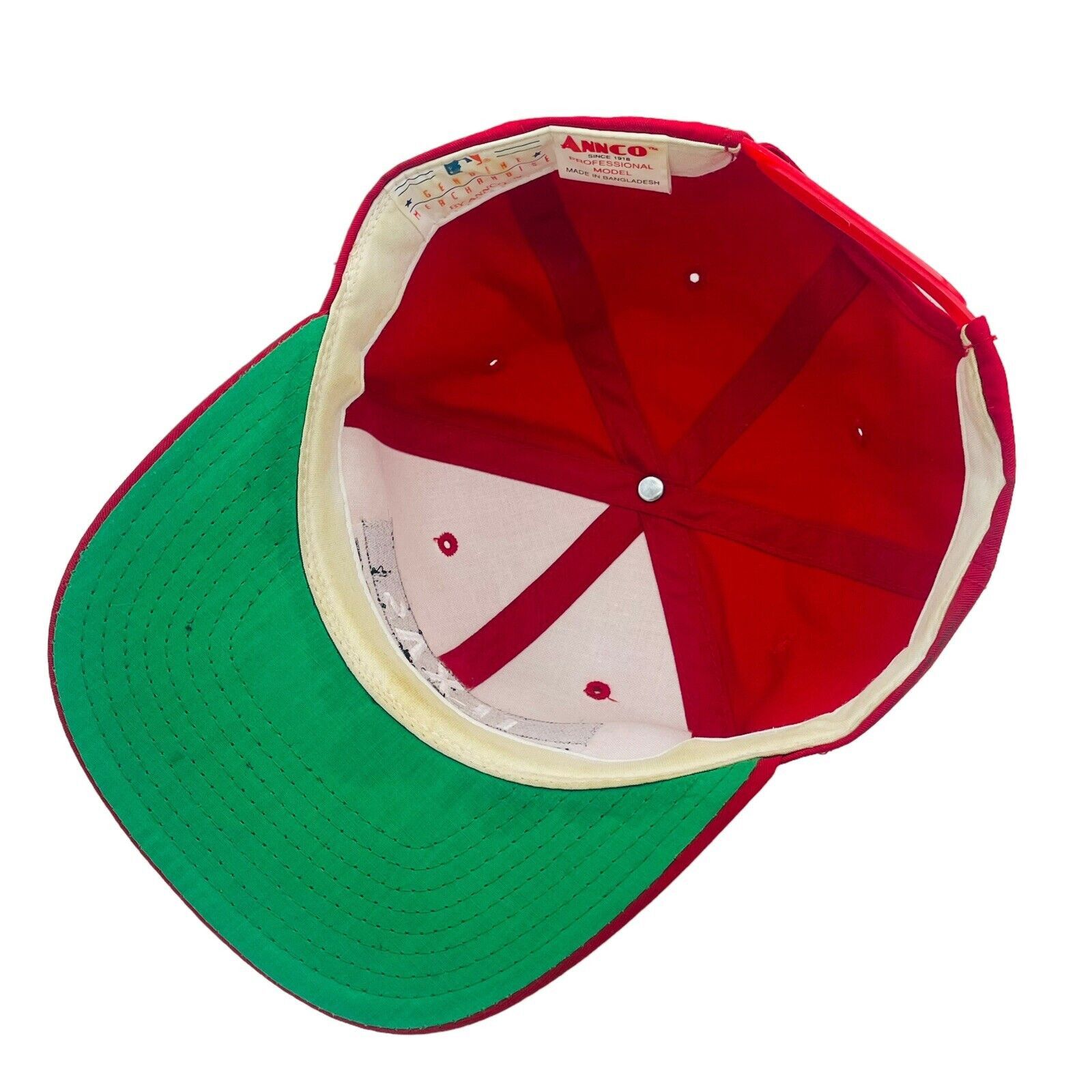 Vintage VTG Texas Rangers ANNCO Snapback Hat Cap- Professional Model Size ONE SIZE - 5 Thumbnail