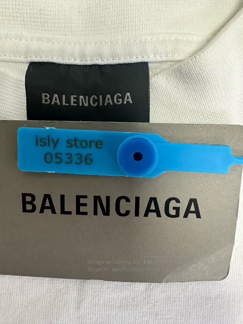 Balenciaga Balenciaga Letter-printed crewneck T-shirt Size US S / EU 44-46 / 1 - 4 Thumbnail