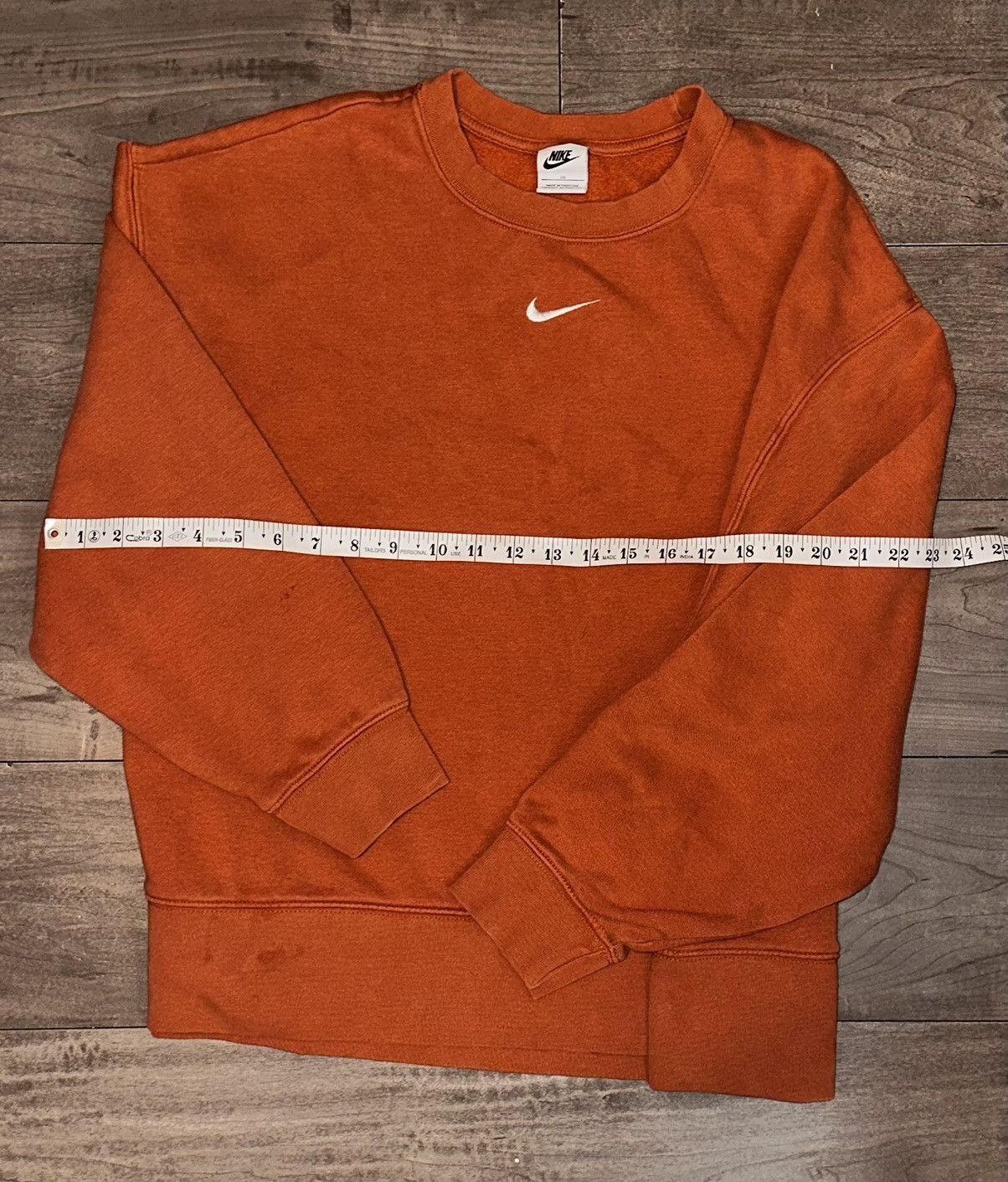Nike Nike Orange Crewneck Sweatshirt Size XXL / US 16-18 / IT 52-54 - 10 Thumbnail