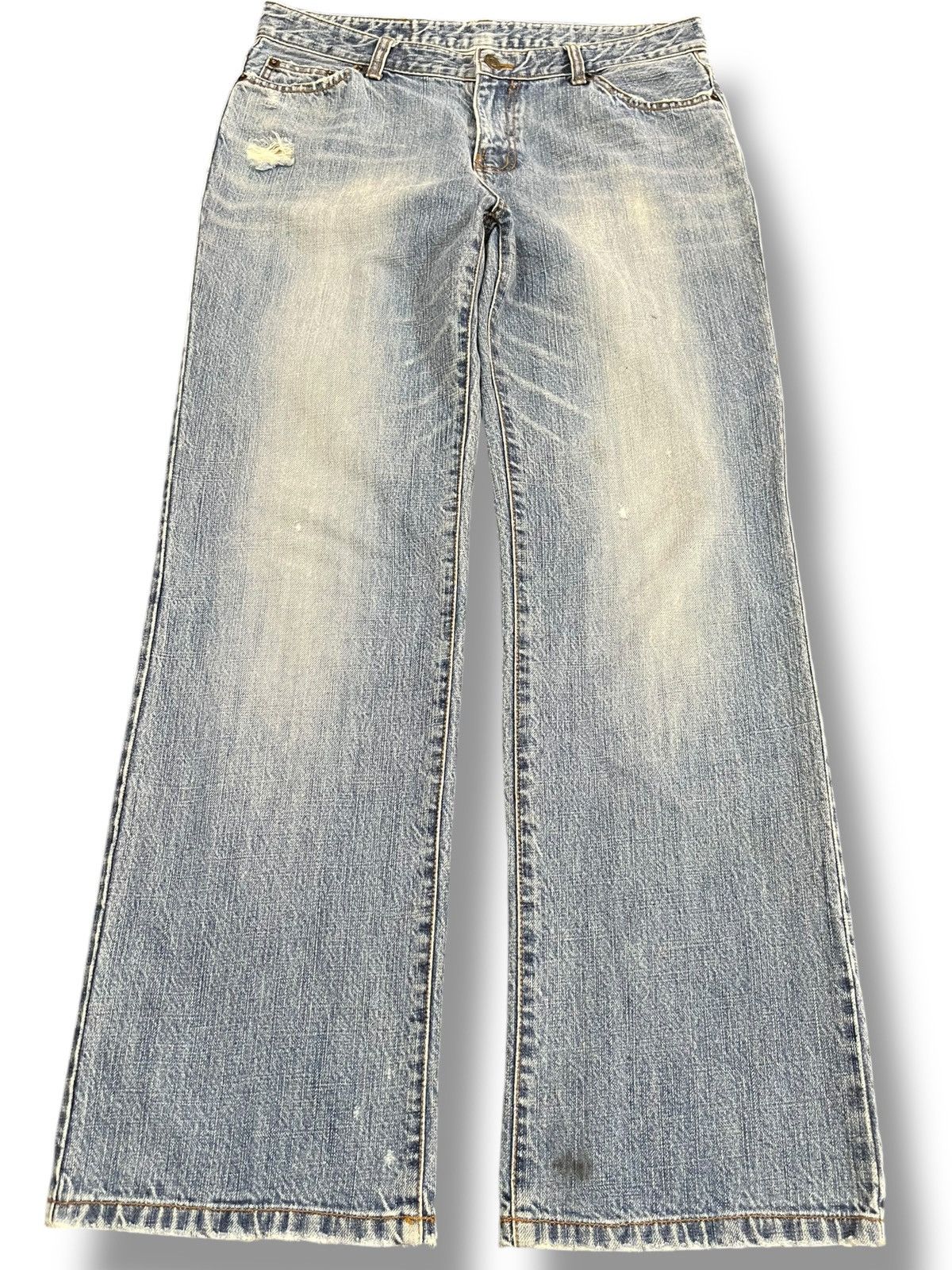 14th Addiction × 4GSELLER Vintage Cocolulu Big Logo Imprint Denim Size US 32 / EU 48 - 2 Thumbnail