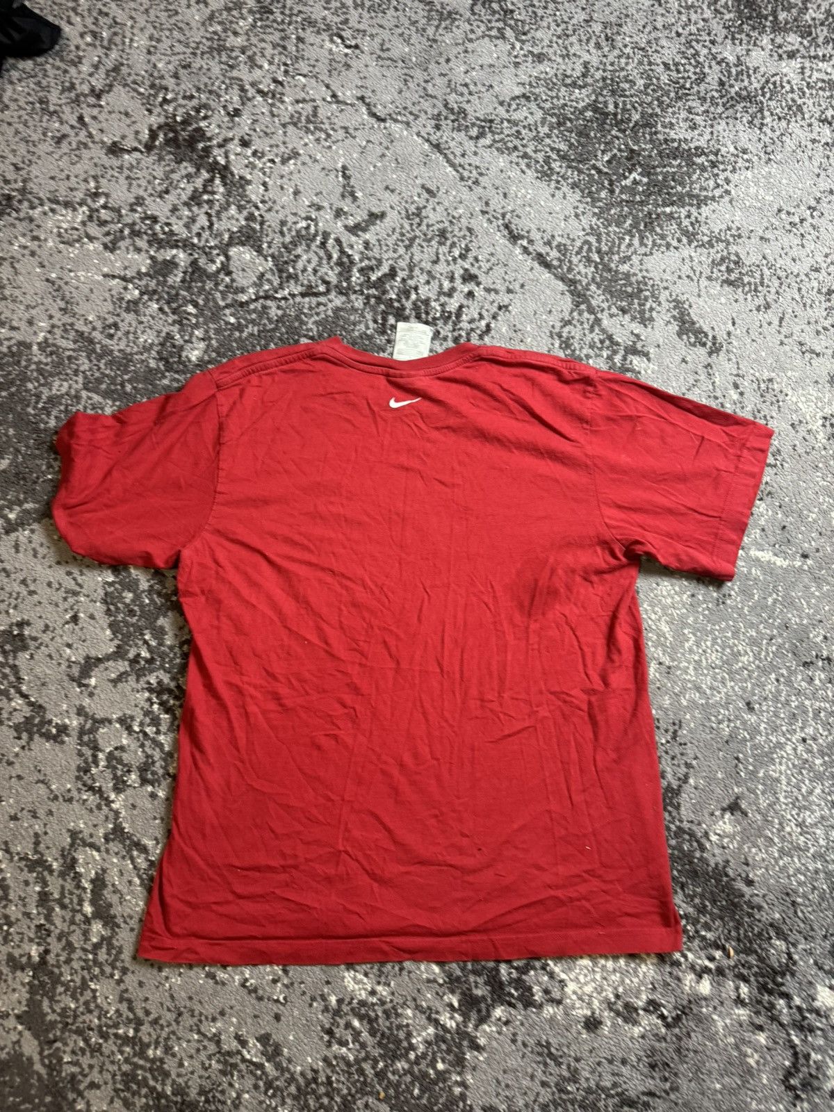 Nike × Vintage Vintage Y2K Nike 87 Air Max Swoosh logo Drill 90s T Shirt Size US L / EU 52-54 / 3 - 8 Thumbnail