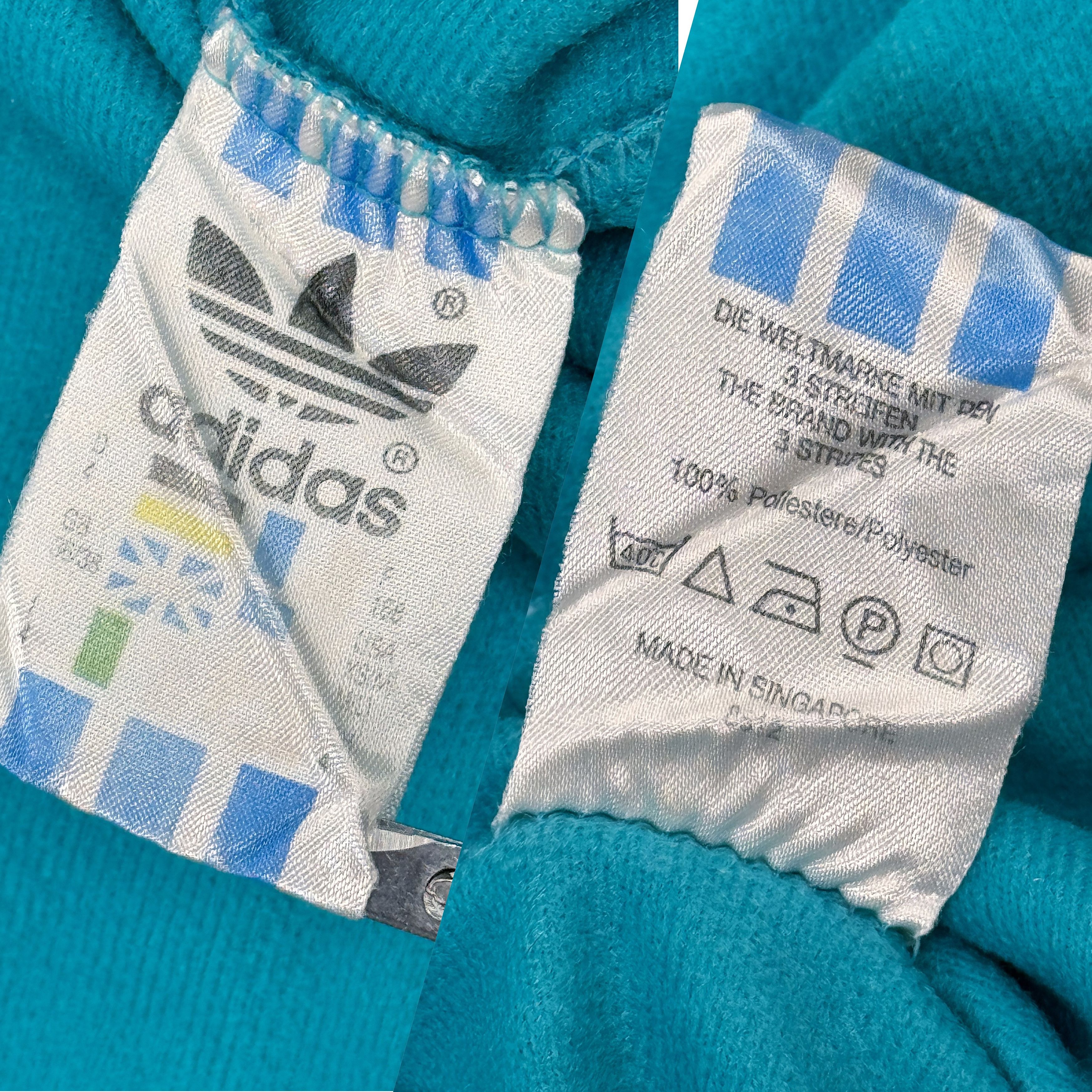 Adidas × Vintage Vintage Adidas Track Jacket SINGAPORE Aquamarine Blue Size US M / EU 48-50 / 2 - 22 Thumbnail