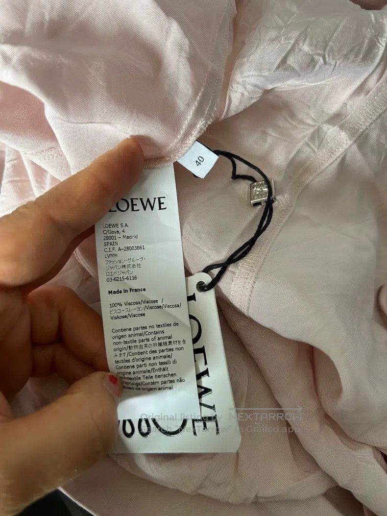 Loewe Loewe Light pink casual dress with unique cut Size XS / US 0-2 / IT 36-38 - 7 Thumbnail