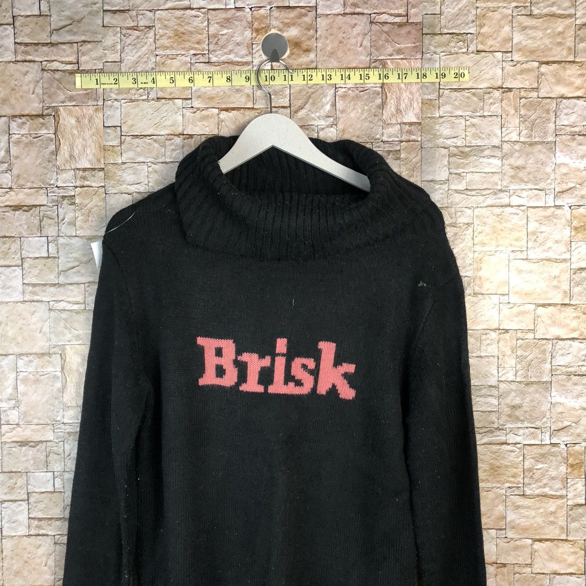 Homespun Knitwear × Japanese Brand Brisk Black Knitwear #A1076 Size M / US 6-8 / IT 42-44 - 2 Thumbnail
