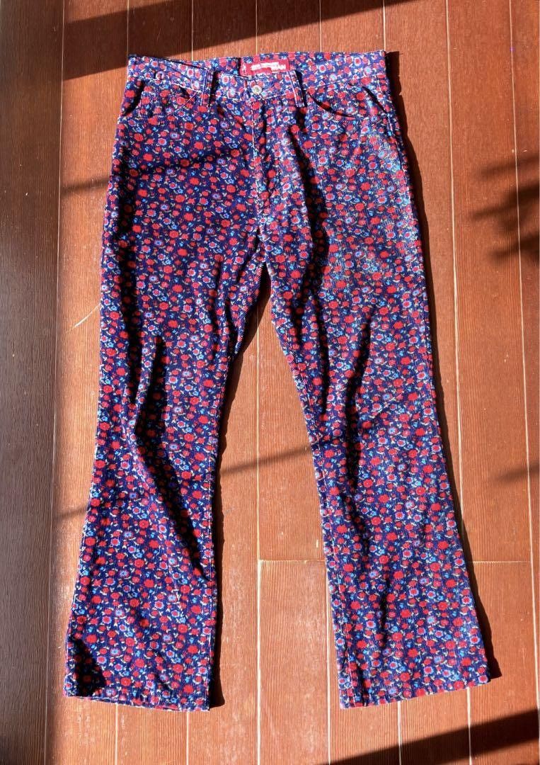 Junya Watanabe Floral corduroy flares Levi’s Size US 32 / EU 48 - 1 Thumbnail