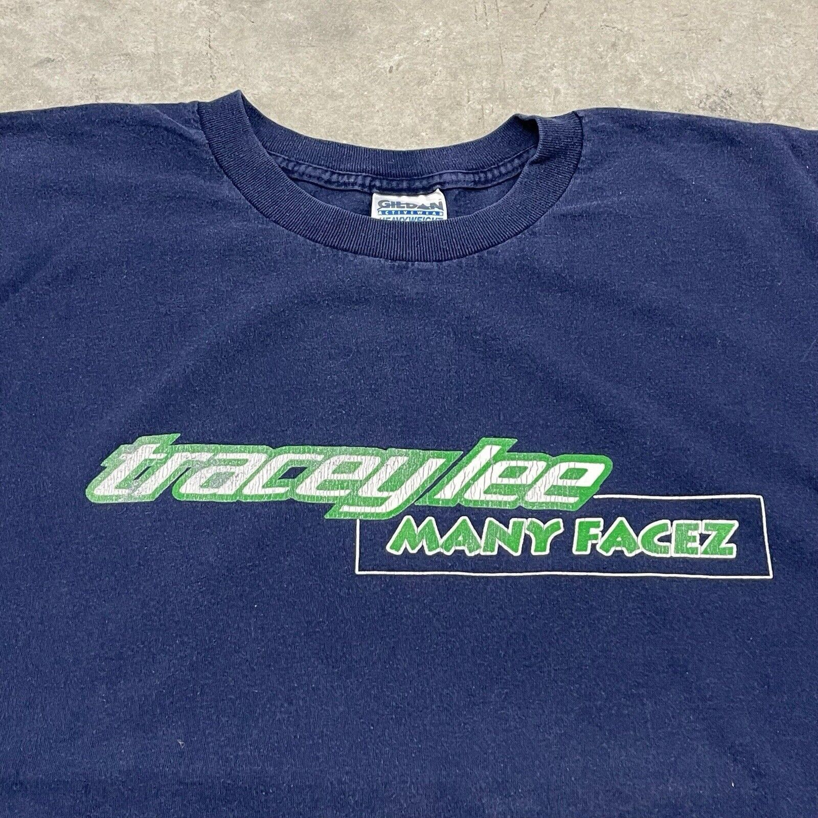 Rap Tees × Vintage Vintage Tracy Lee Many Facez Concert Tour Rap Tee T Shirt Size US XL / EU 56 / 4 - 2 Thumbnail
