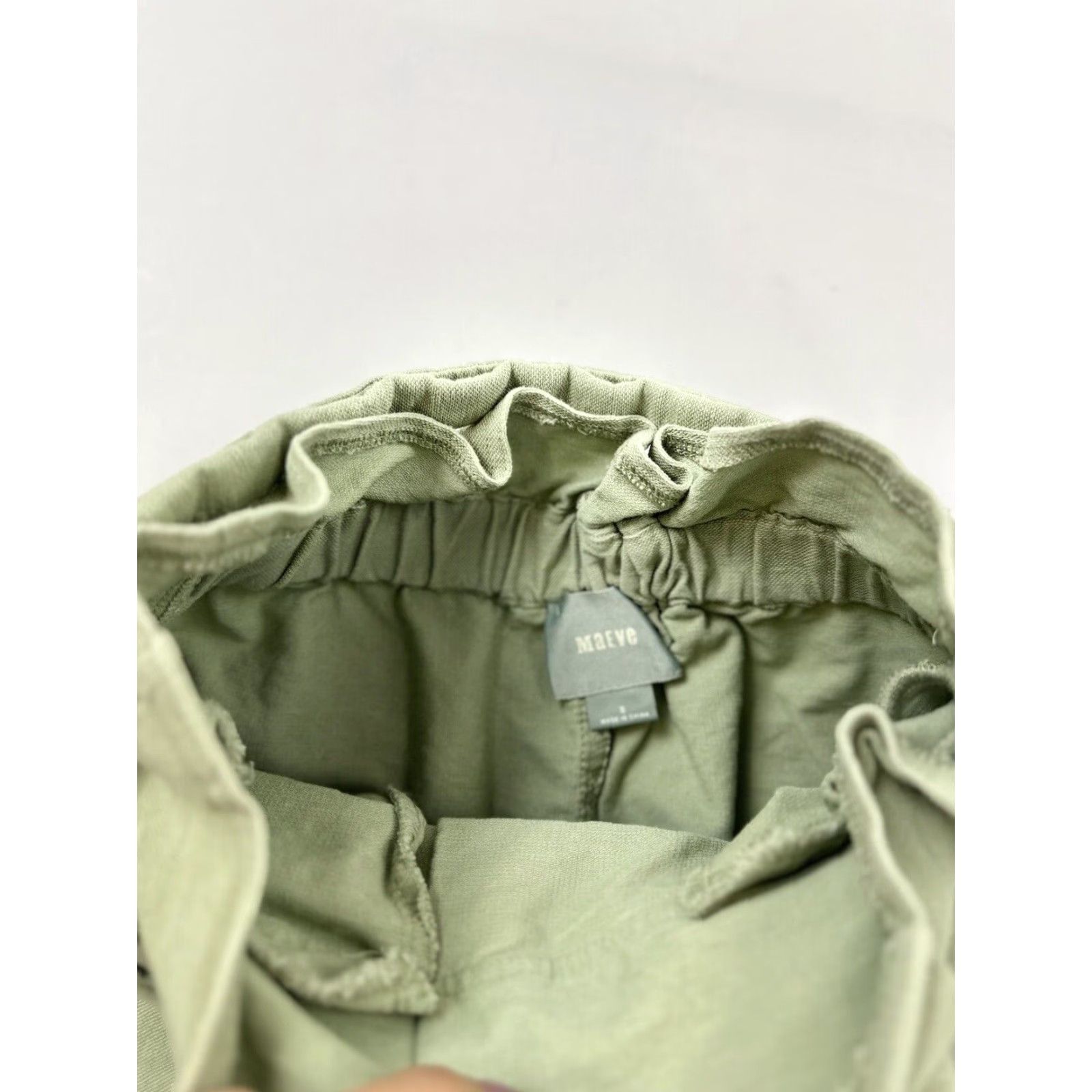Vintage Anthropologie Maeve Skirt Women’s Small S Green Belted Pencil Belted Size 28" / US 6 / IT 42 - 4 Thumbnail