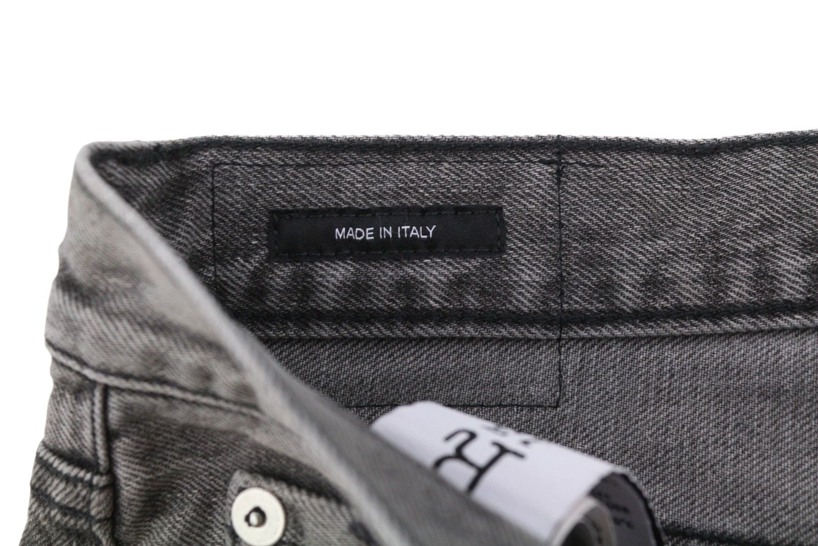 R13 D'ARCY LOOSE 33 Polaris Black Distress PS26 Jeans 88928 Size US 33 - 8 Thumbnail