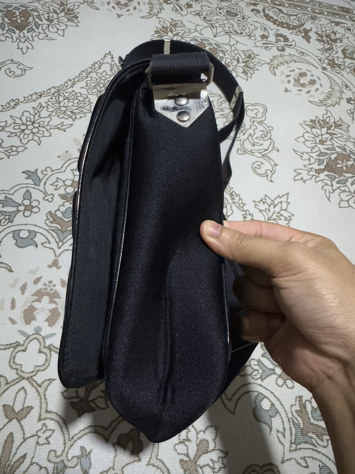 Gaultier Homme Objet × Jean Paul Gaultier JPG Padded Quilted Tech Cassette Sling Bag Size ONE SIZE - 5 Thumbnail
