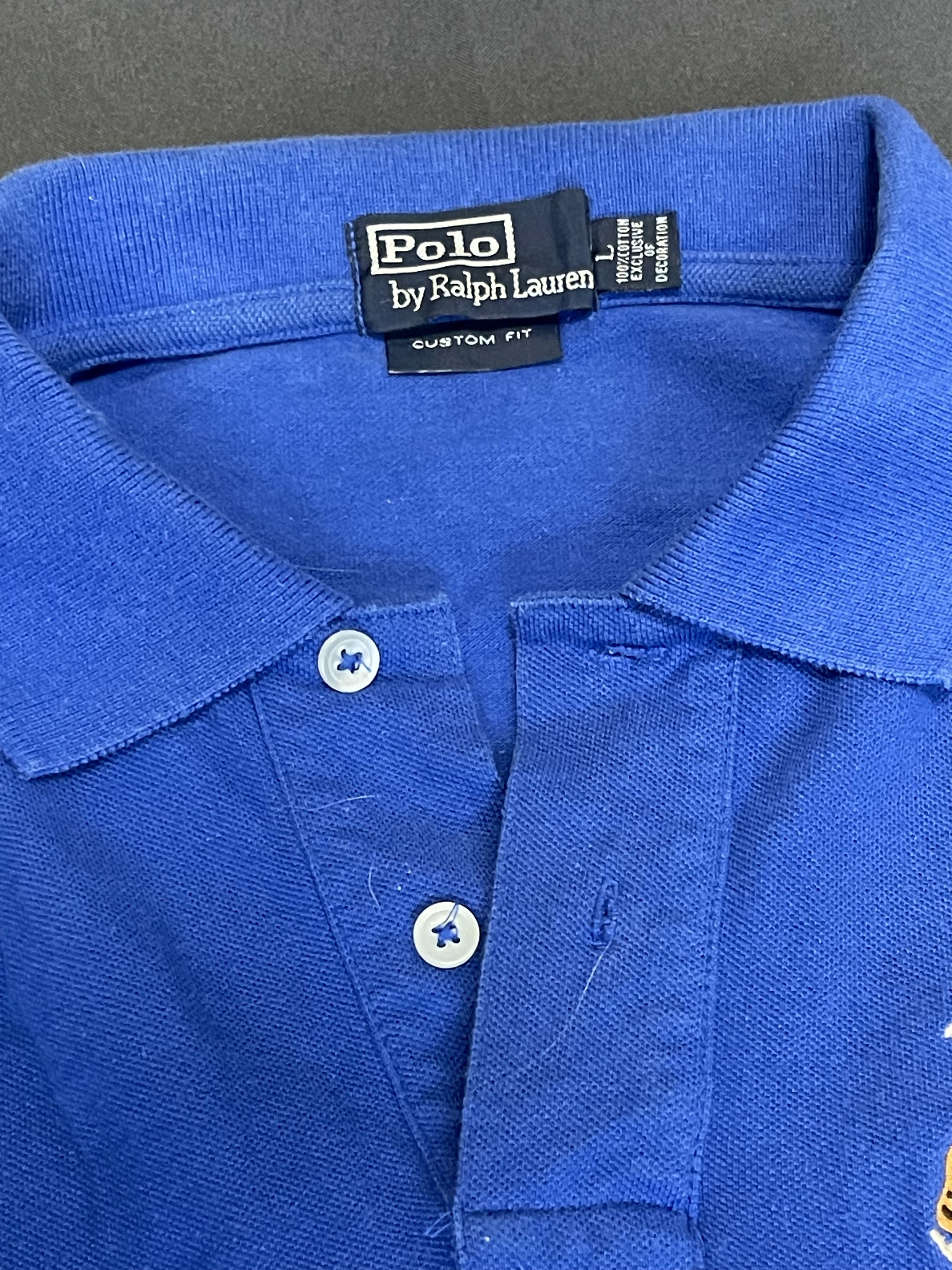 Polo Ralph Lauren Polo Ralph Lauren longsleeve rugby big pony blue Size US L / EU 52-54 / 3 - 6 Thumbnail