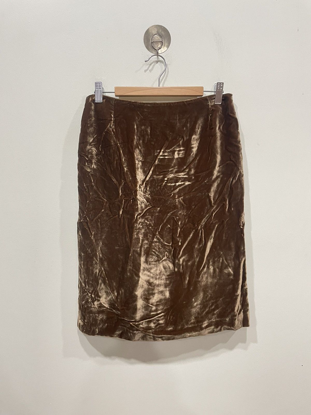 Alexander McQueen Alexander McQueen 2008 Velvet Midi Skirt Size 29" - 1 Thumbnail