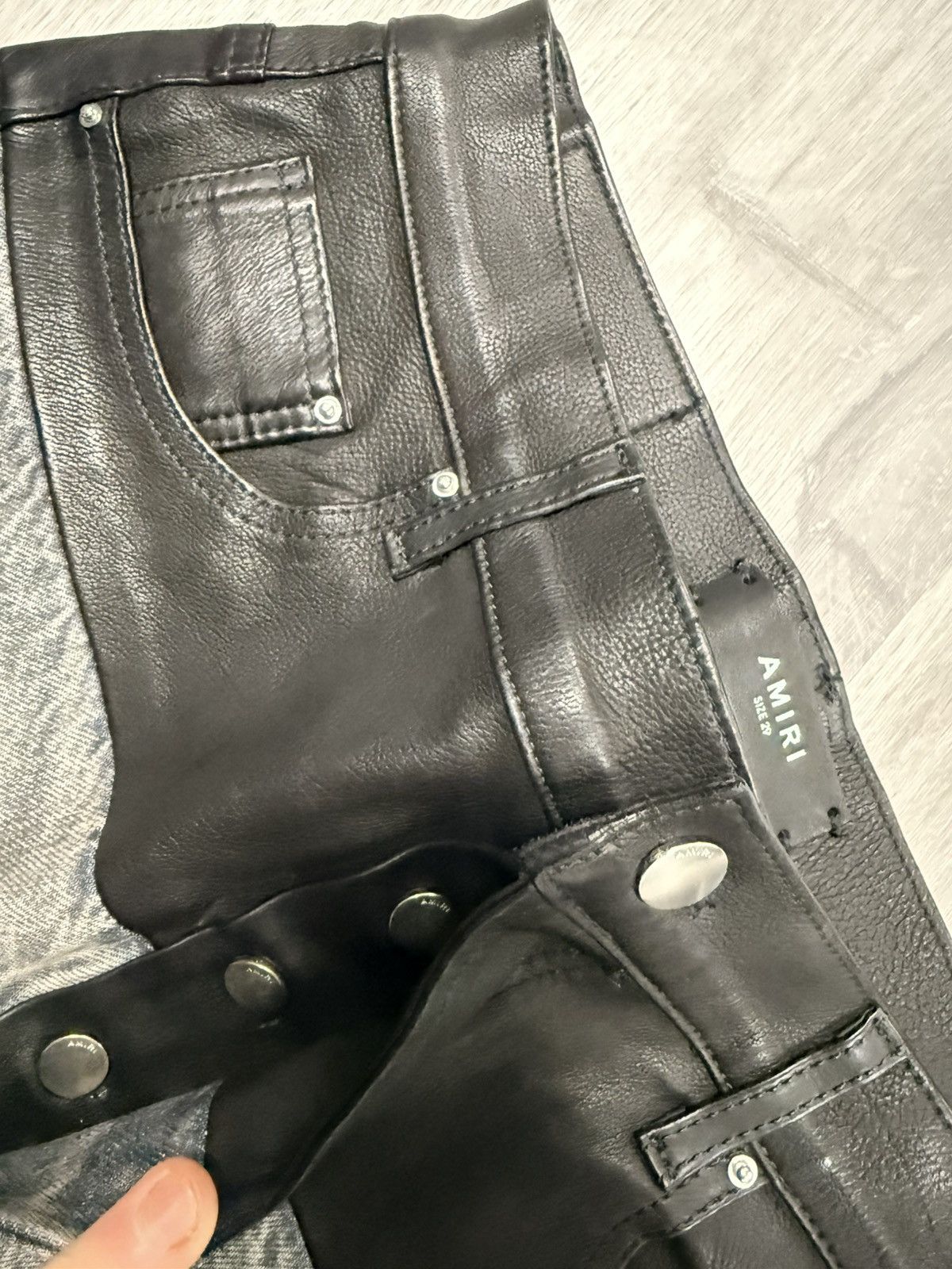 Amiri Amiri Leather Jean Size US 29 - 3 Thumbnail