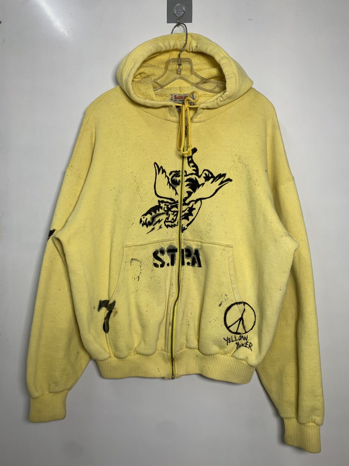 Other Vintage Raw Cotton Military Inspired zip-hoodie Size US L / EU 52-54 / 3 - 1 Thumbnail