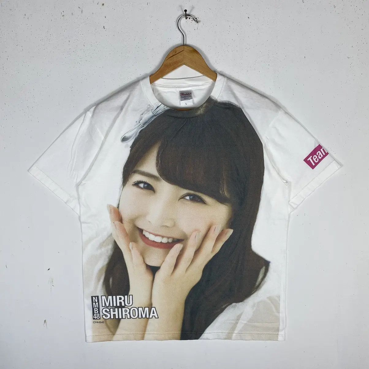 Band Tees MIRU SHIROMA NMB48 JAPANESE SINGER ACTOR IDOL FULLPRINT TEE Size US L / EU 52-54 / 3 - 2 Thumbnail