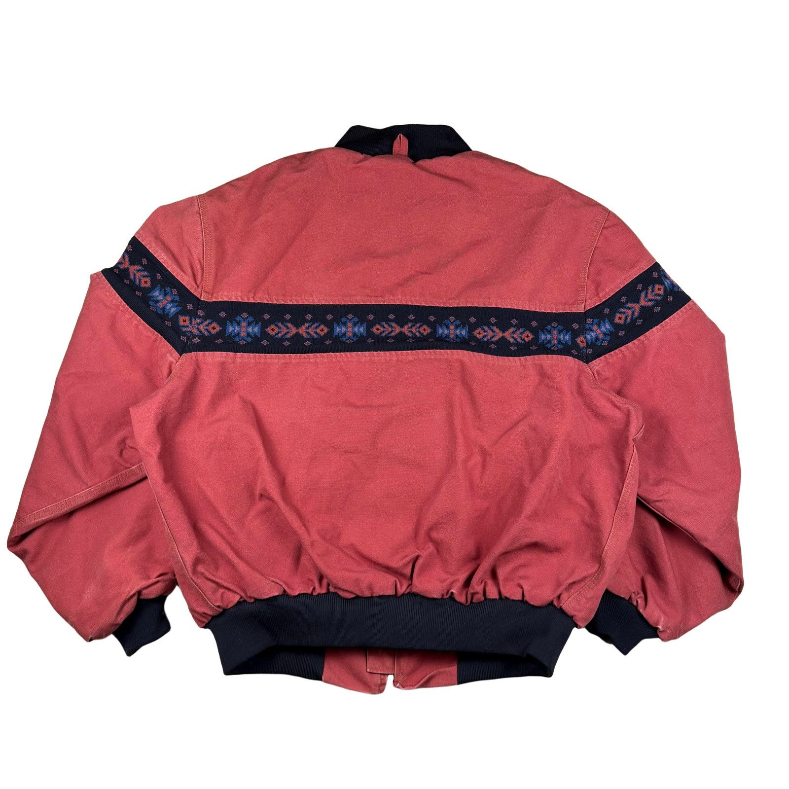 Carhartt Vintage 1994 Carhartt Aztec JR0456 Red Bomber Jacket XXL Size US XXL / EU 58 / 5 - 3 Thumbnail