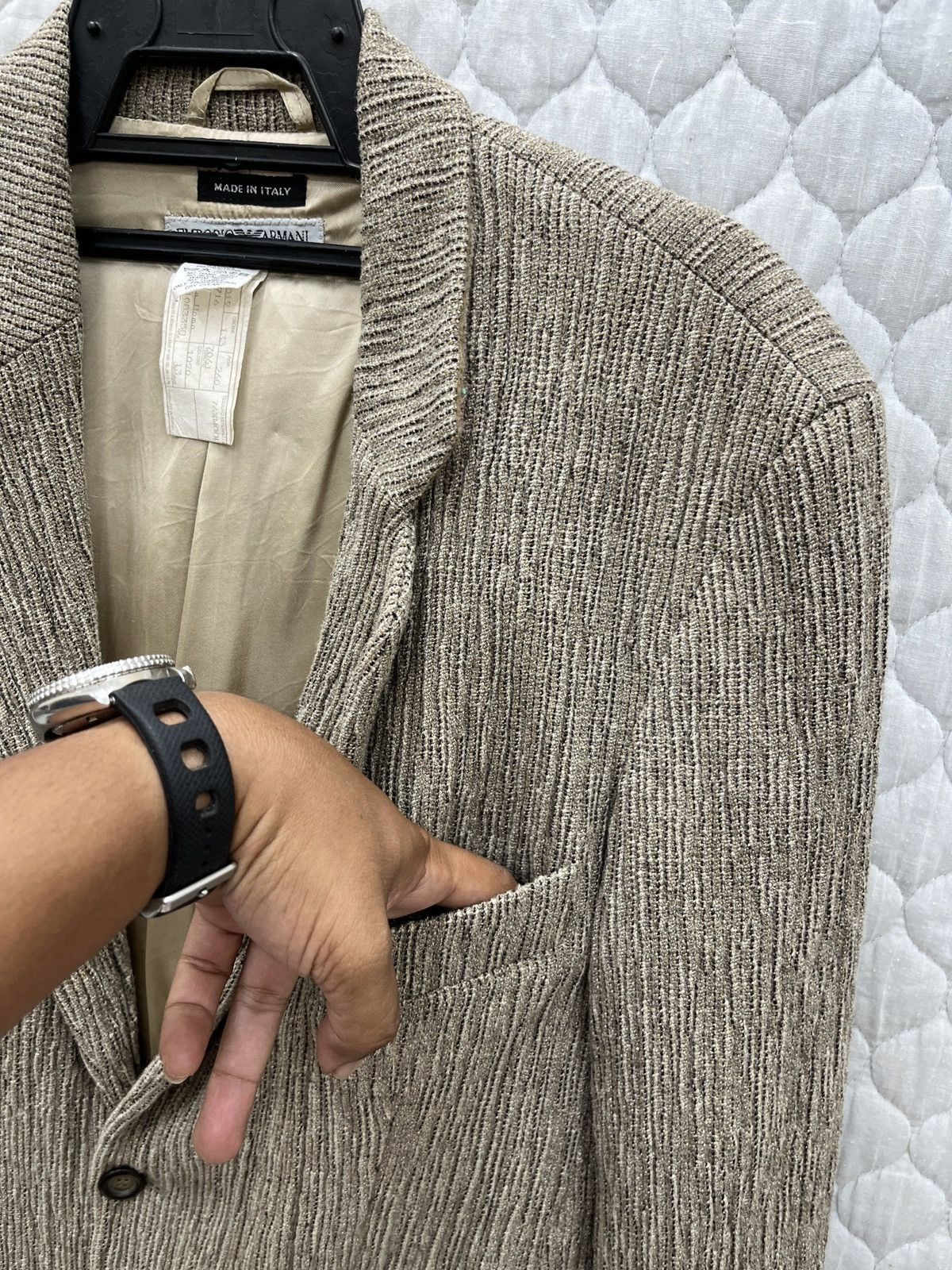 Emporio Armani 🔥🔥🔥STEALS EMPORIO ARMANI BLAZER JACKET Size 46R - 15 Thumbnail