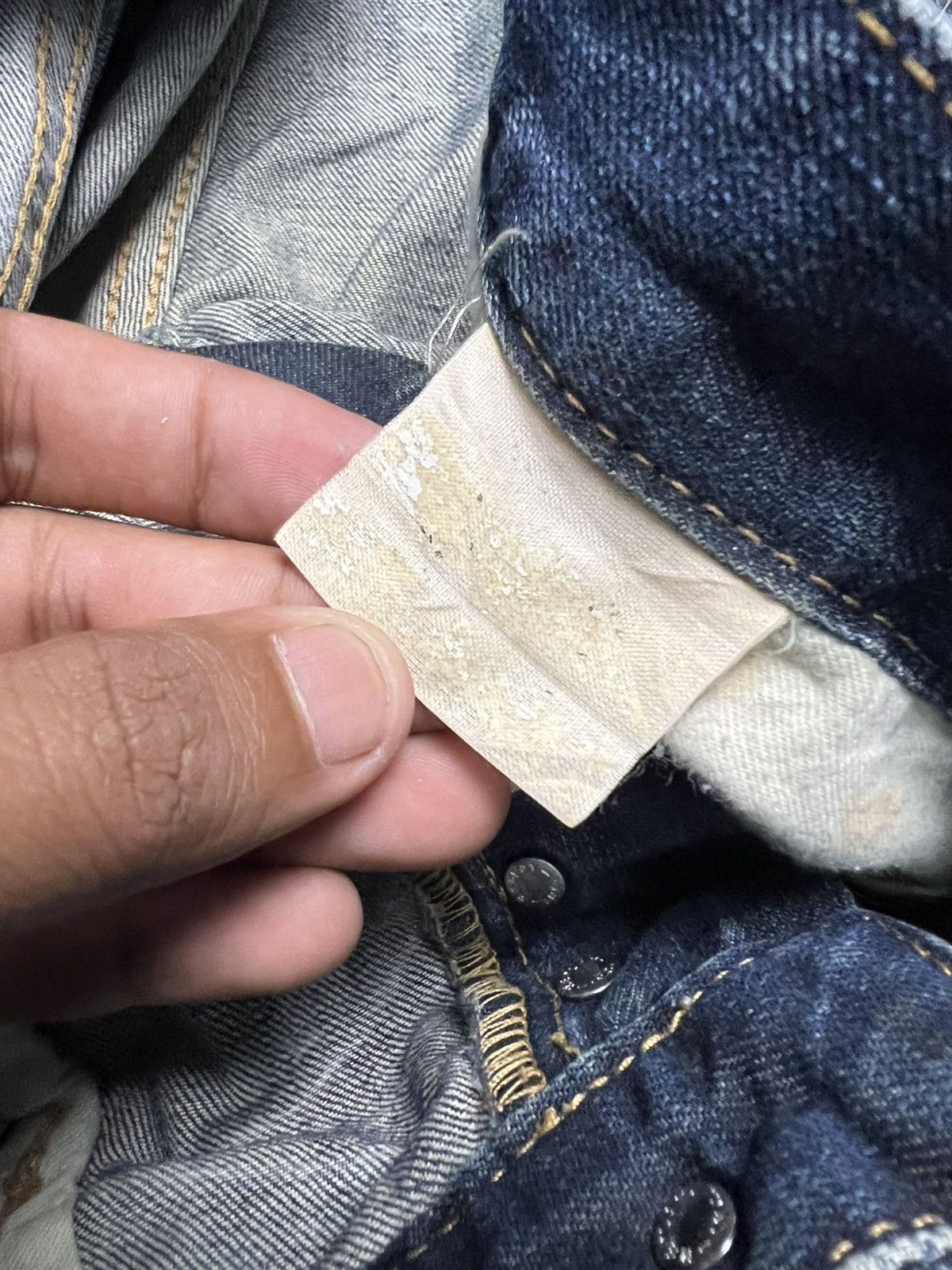 Replay VINTAGE Replay Blue Jeans Distressed Denim Straight Leg (45) Size US 34 / EU 50 - 12 Thumbnail