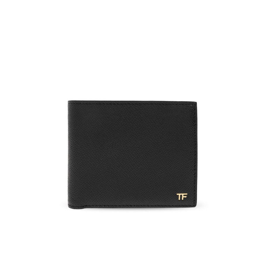 Tom Ford TOM FORD Black Folded Leather Wallet New & Authentic Size ONE SIZE - 1 Thumbnail