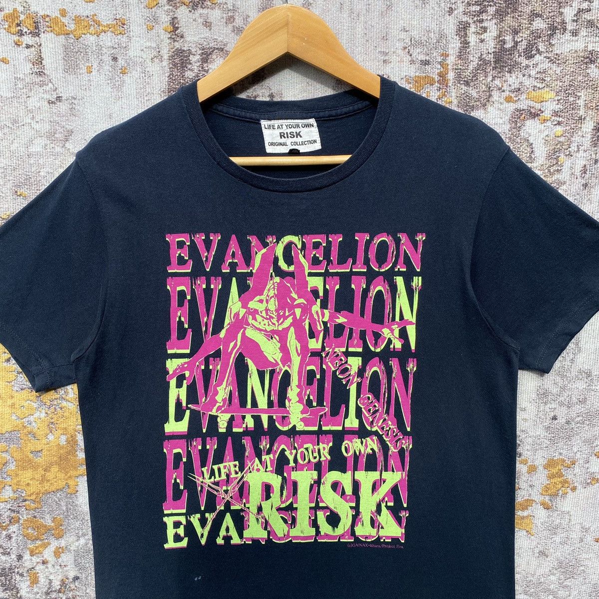 Anime Vintage Anime Evangelion X Risk Tee©️Gainax.khara/Project Eva Size US S / EU 44-46 / 1 - 6 Thumbnail