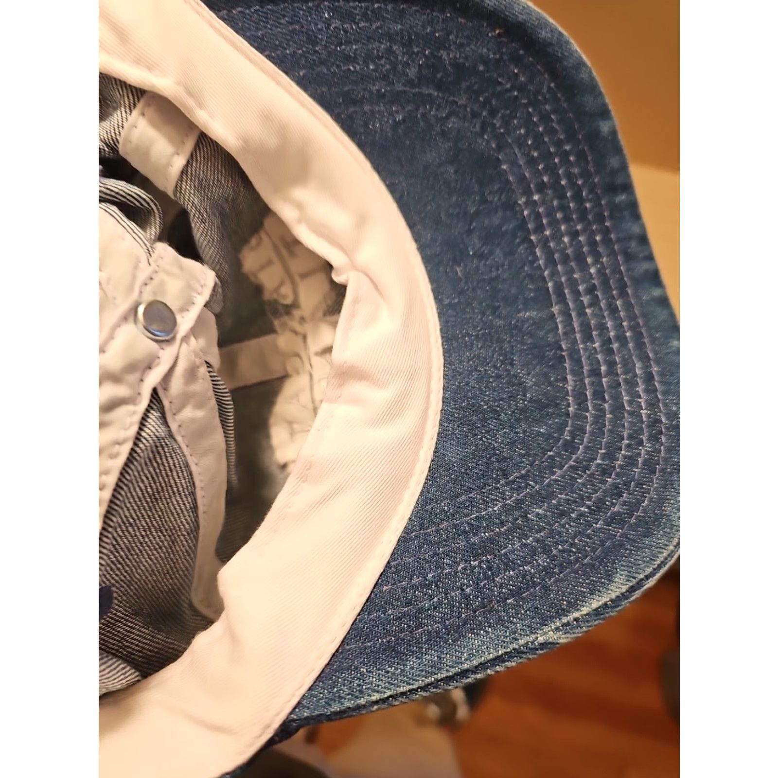 Vintage VINTAGE Stargate Atlantis Promotional 90s DAD HAT Denim Baseball Cap Men One Size Blue Canvas 90s Stargate SG-1 Mens Hats Size ONE SIZE - 7 Thumbnail